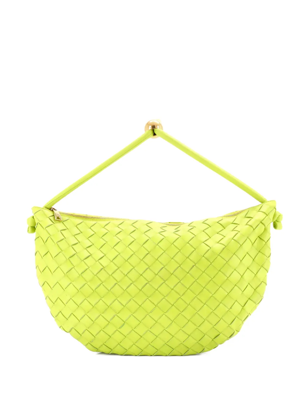 Bottega Veneta Pre-Owned Turn Pouch Intrecciato Nappa Medium hobo bag - Verde