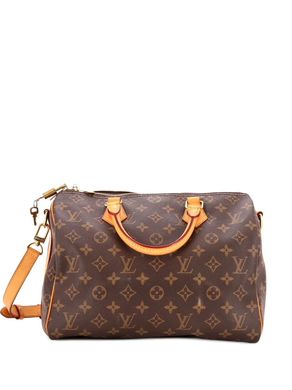 Louis Vuitton Pre-Owned Speedy Bandouliere Bag Monogram Canvas 30 shoulder bag - Marrone