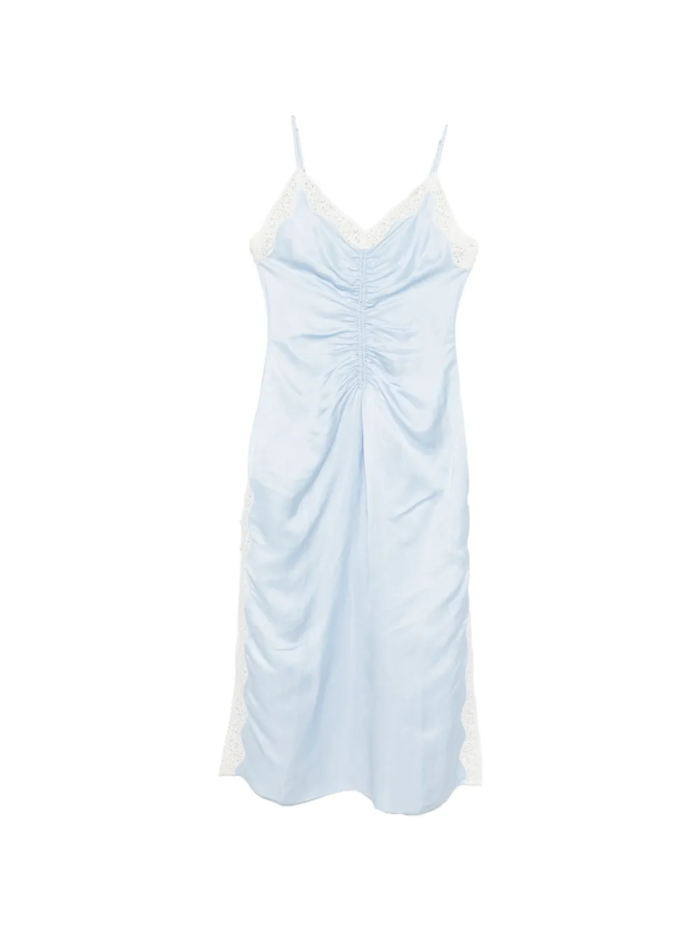 SANDRO Abito midi con ruches - Blu