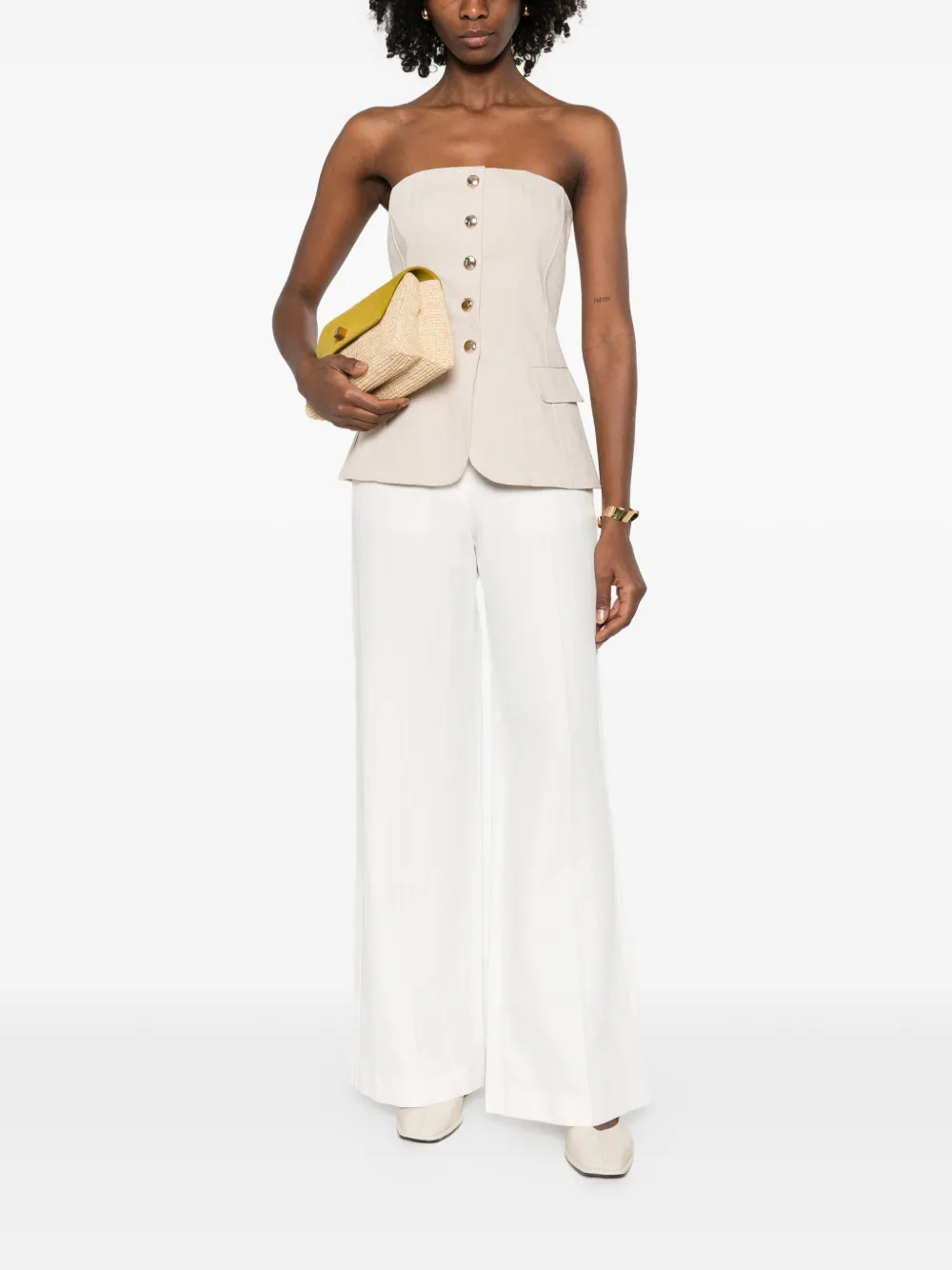 Button Flap-Pocket Top