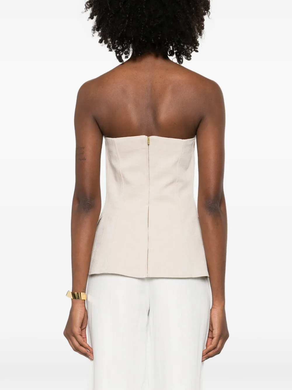 Button Flap-Pocket Top