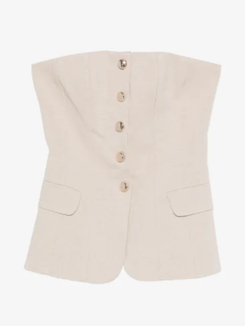 Maje tailored bustier top