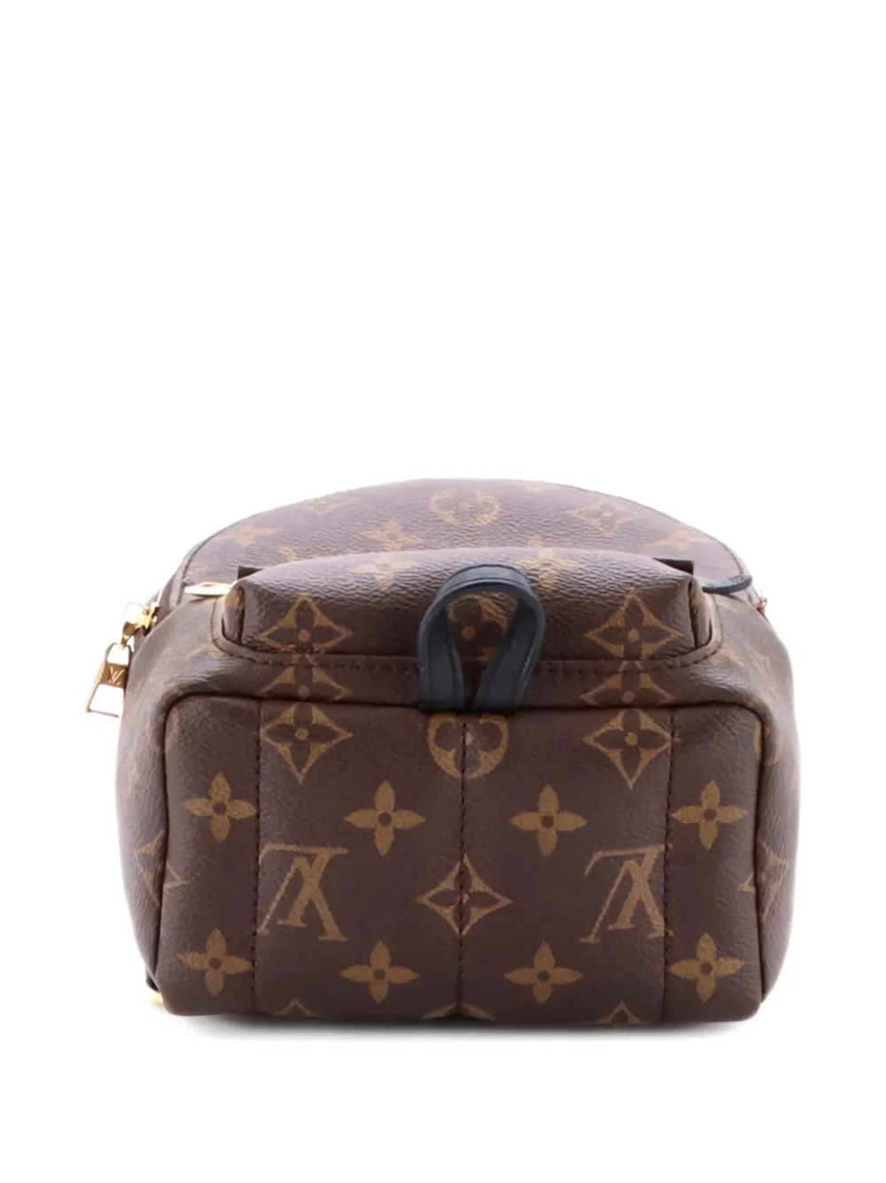 Pre-owned Louis Vuitton Palm Springs Monogram Canvas Mini Backpack In Black