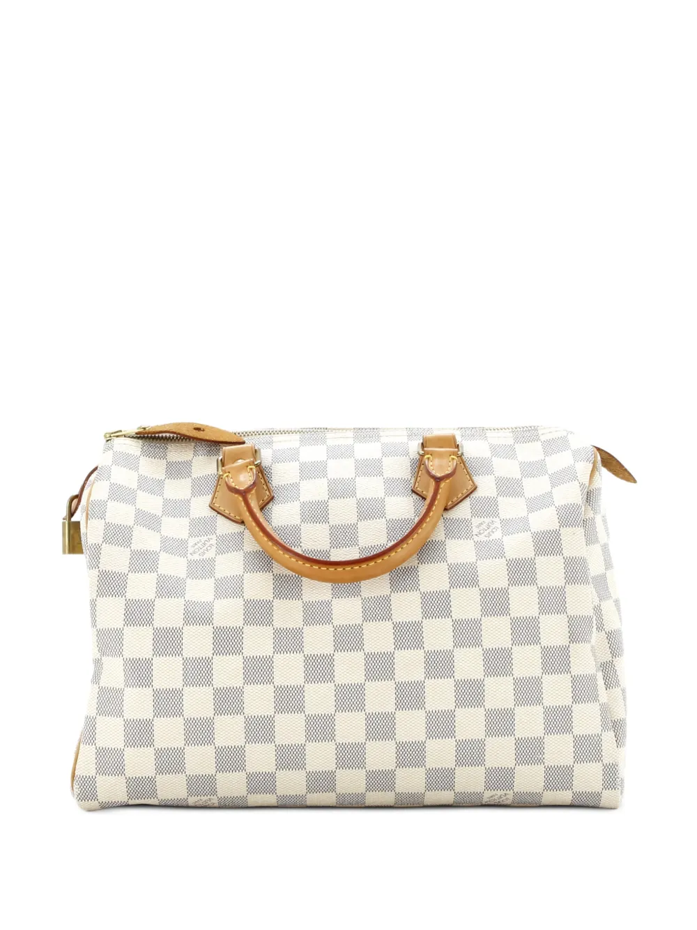 Louis Vuitton Pre-Owned Speedy Handbag Damier 30 satchel - Bianco
