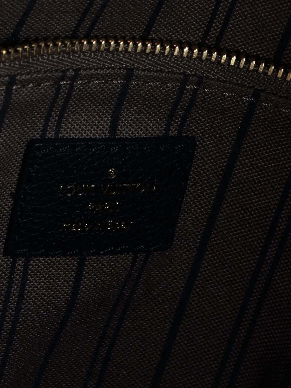 Pre-owned Louis Vuitton Sorbonne Monogram Empreinte Leather Backpack In Black