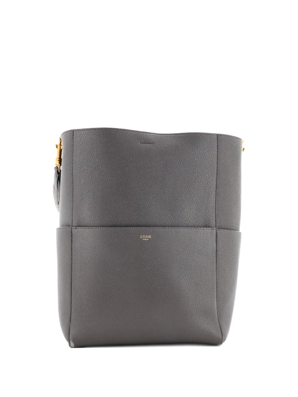 Celine Pre-Owned Sangle Seau Bag Calfskin Large shoulder bag - Grigio