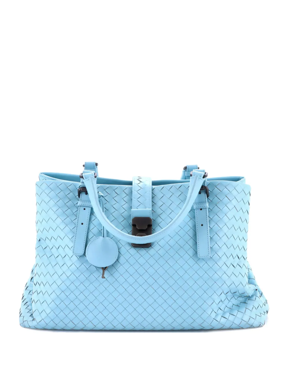 Bottega Veneta Pre-Owned Roma Bag Intrecciato Nappa Medium tote bag - Blu