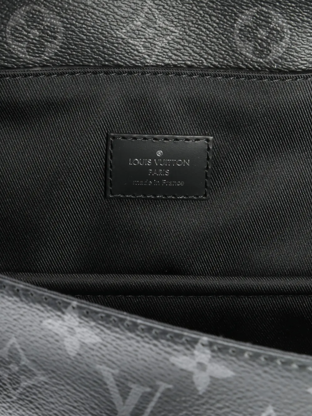 Pre-owned Louis Vuitton Steamer Monogram Eclipse Canvas Backpack In Black