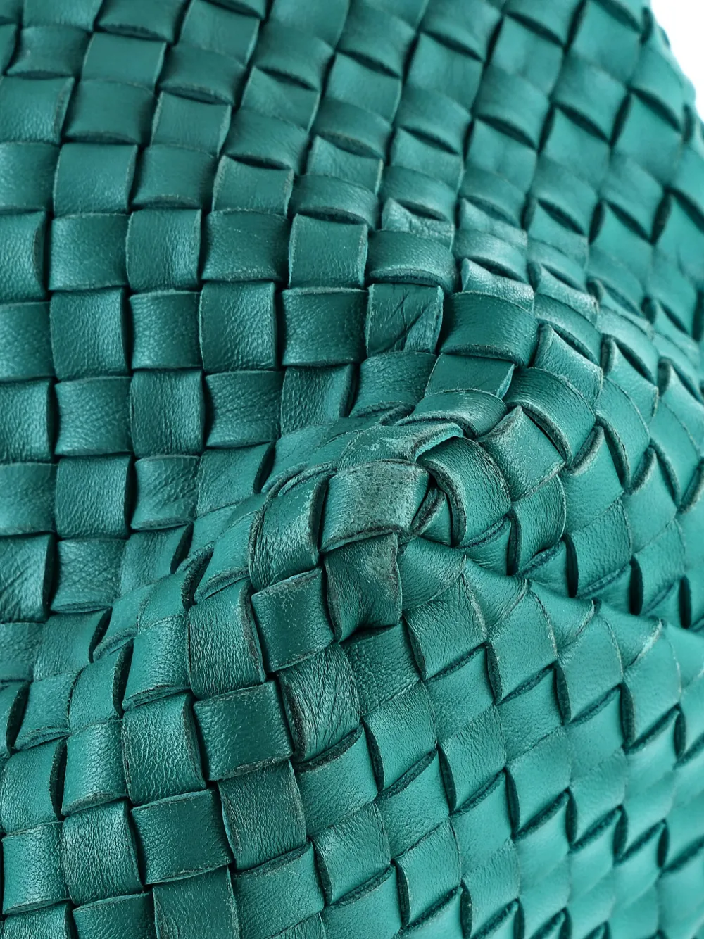 BOTTEGA VENETA Pre-owned Cabat Intrecciato Nappa Medium Tote Bag In Green