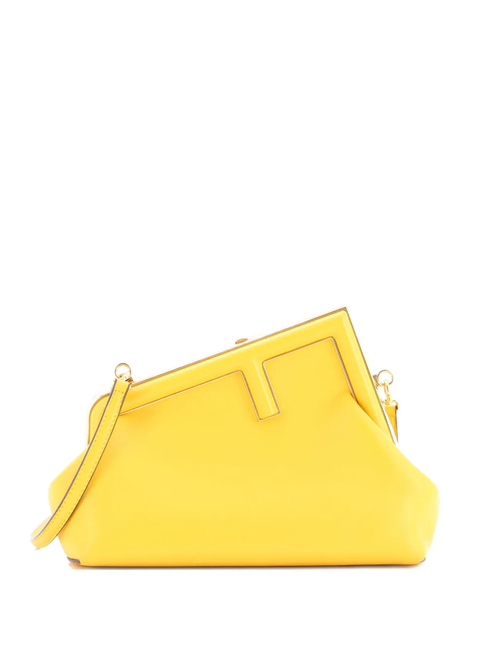 Fendi Pre-Owned First Bag Leather Small clutch bag - Giallo