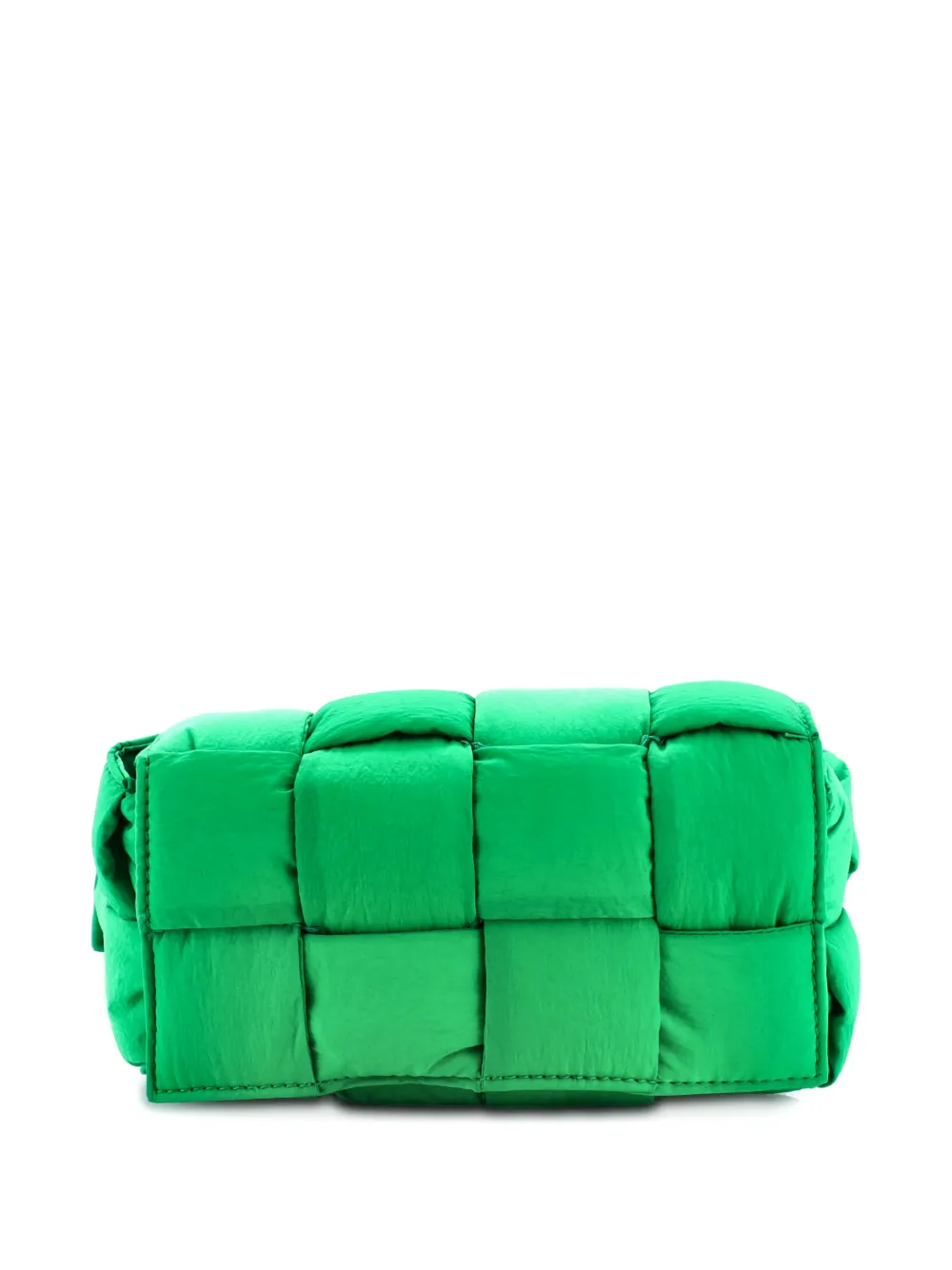 Bottega Veneta Pre-Owned Cassette Maxi Intrecciato Nylon crossbody bag - Verde