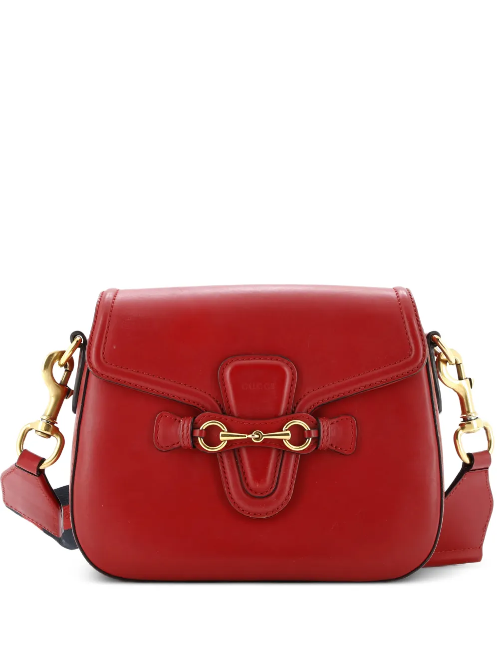 Gucci Pre-Owned Lady Web Leather Medium shoulder bag - Rosso