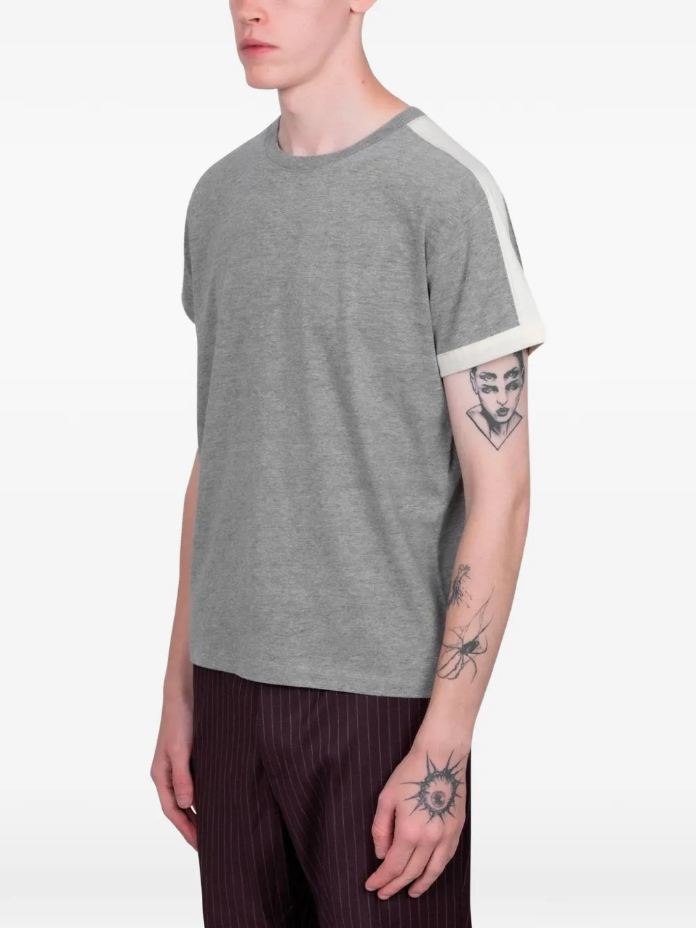 Gimaguas Diego shoulder-panel T-shirt - Grijs