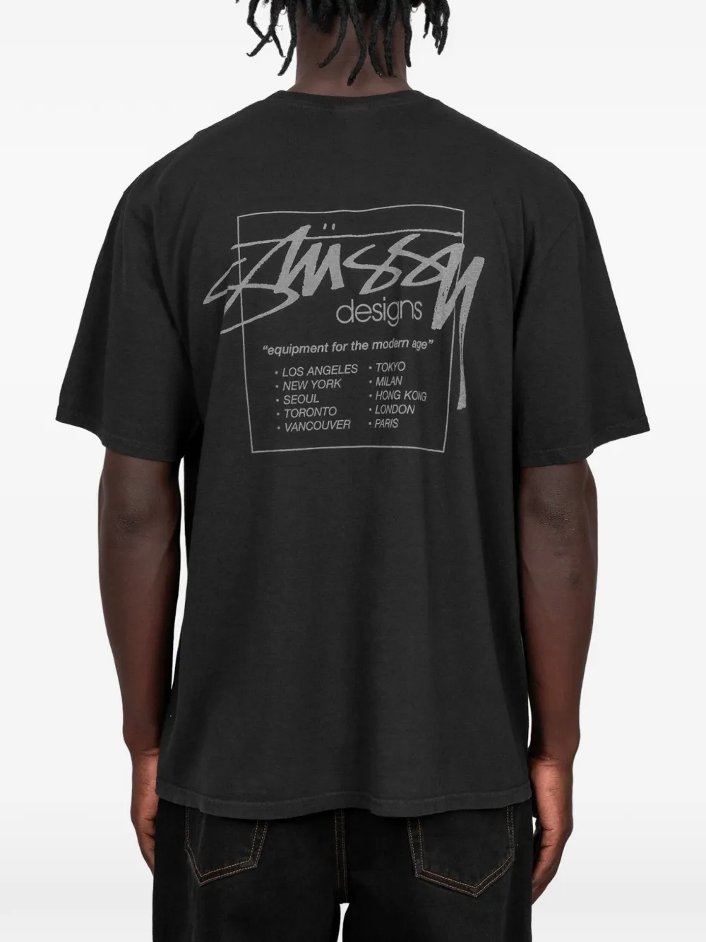  Stüssy Modern Age Graphic T-shirt - Black 
