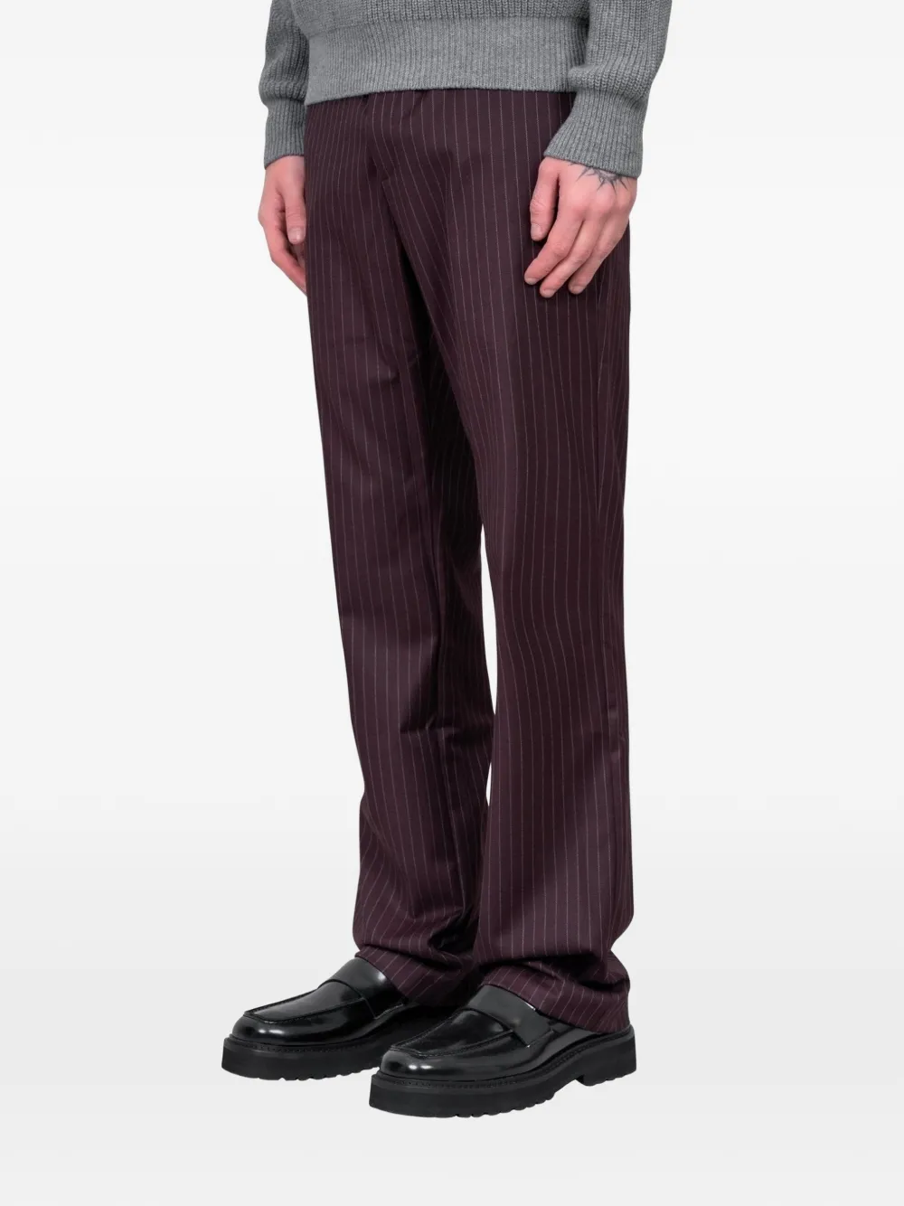 Gimaguas striped-pattern trousers | Regular-Fit & Straight Leg Pants | Image 2