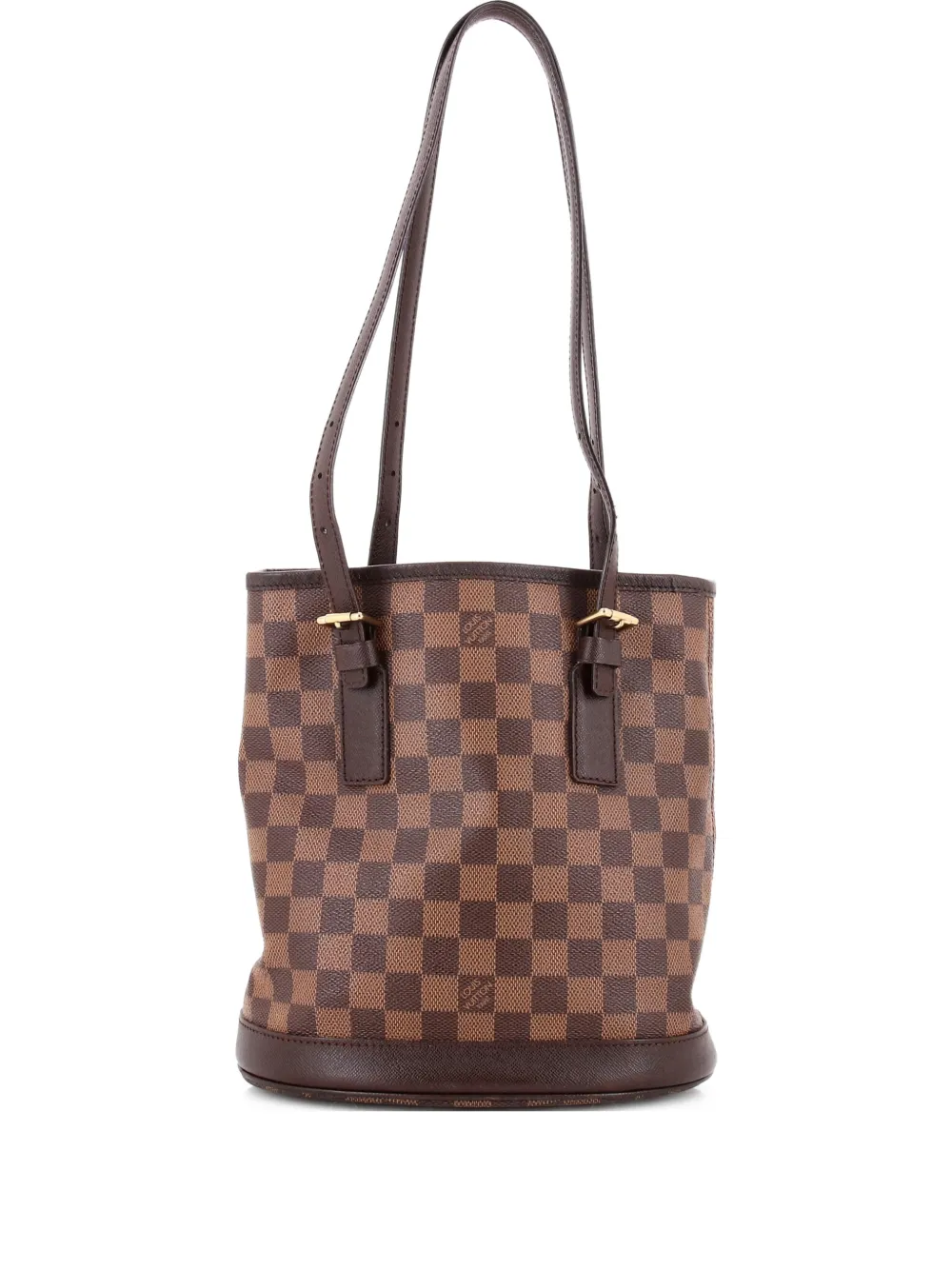 Louis Vuitton Pre-Owned Marais Damier bucket bag - Brown