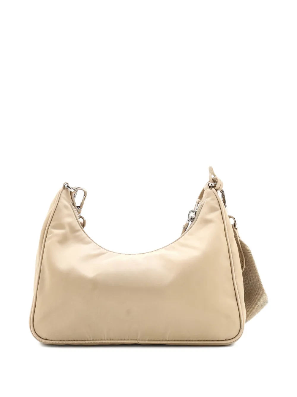 Pre-owned Prada Re-edition 2005 Shoulder Bag Tessuto Small Crossbody Bag In Neutral