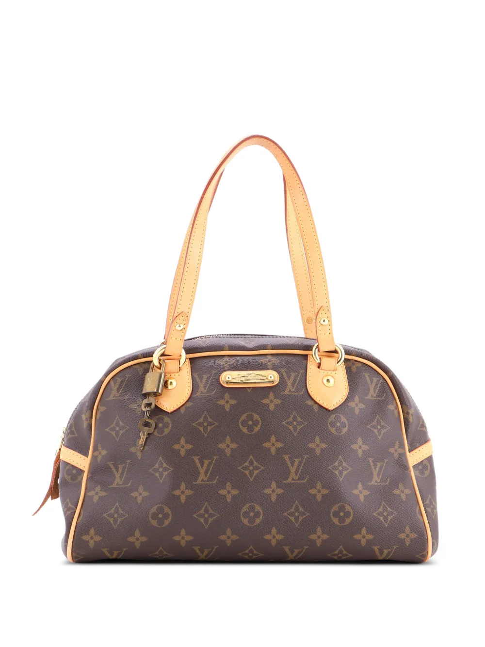 Louis Vuitton Pre-Owned Montorgueil Handbag Monogram Canvas PM satchel - Marrone