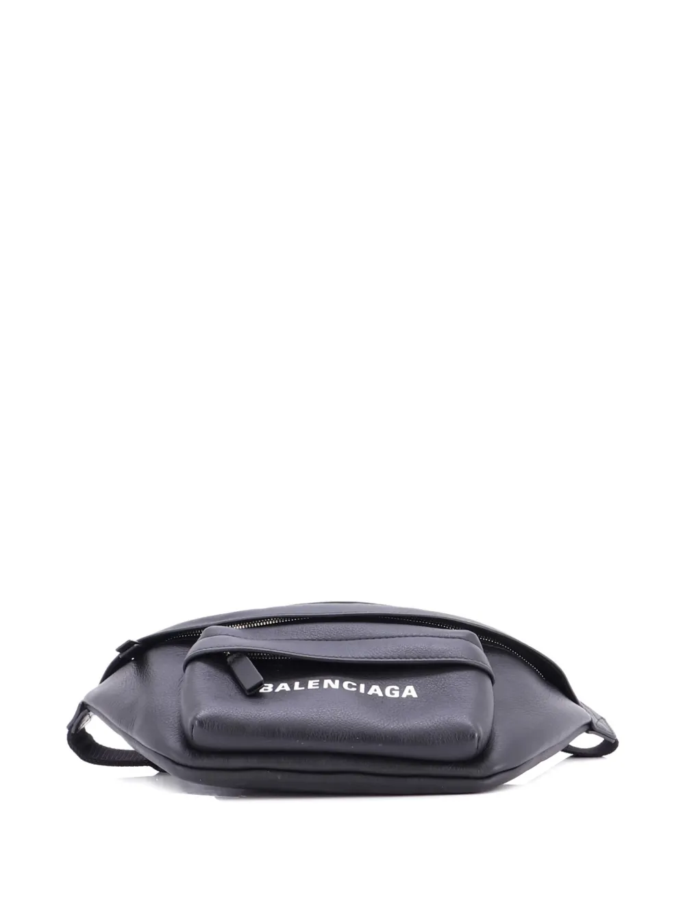 BALENCIAGA Pre-owned Everyday Printed Leather Xs Belt Bag In Black
