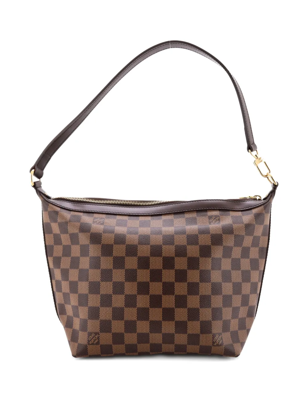 Pre-owned Louis Vuitton Illovo Handbag Damier Mm Hobo Bag In Brown