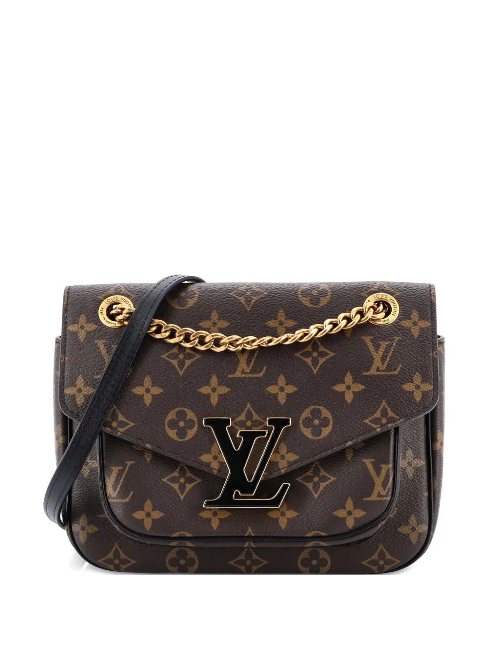 Louis Vuitton Pre-Owned Passy Handbag Monogram Canvas crossbody bag - Black