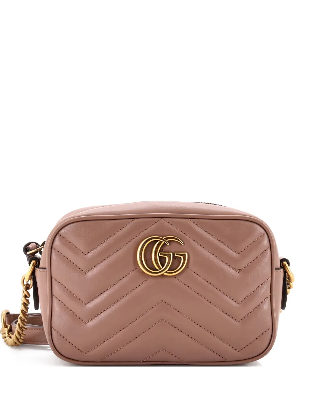 Gucci Pre-Owned GG Marmont Shoulder Bag Matelasse Leather Mini crossbody bag - Toni neutri