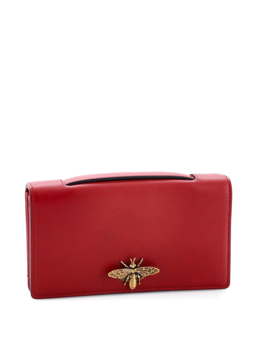 Christian Dior Pre-Owned Bee Leather clutch bag - Rosso