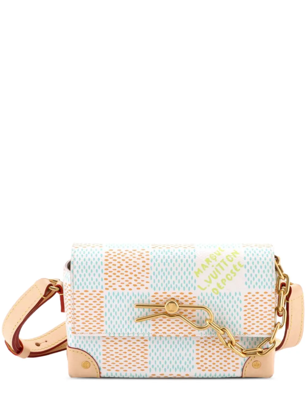 Louis Vuitton Pre-Owned Steamer Wearable Wallet Limited Edition Damier Heritage Canvas shoulder bag - Multicolore