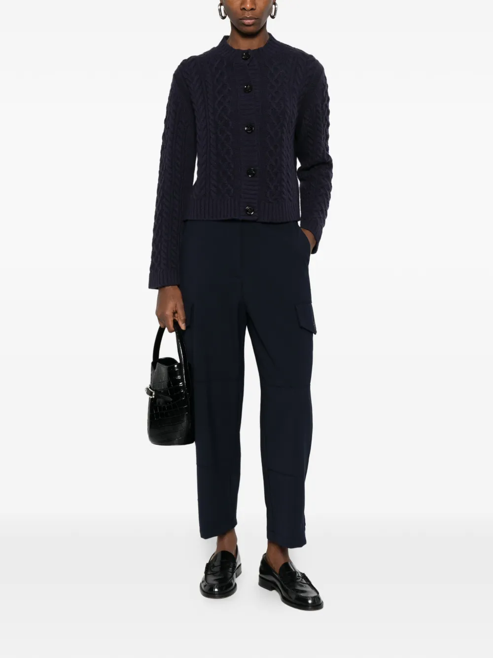 Weekend Max Mara cargo-pocket trousers - Blauw