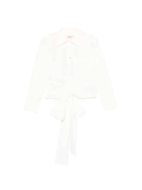 Weekend Max Mara Fresco tie-front shirt