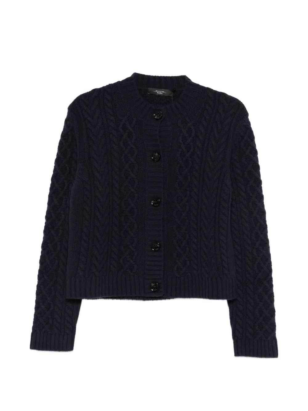 Weekend Max Mara cable-knit button cardigan - Blu