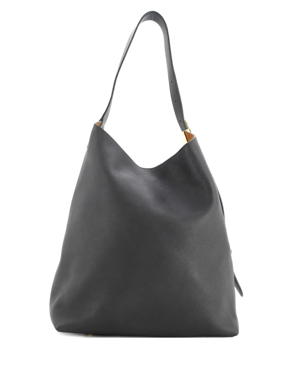Pre-owned Louis Vuitton Low Key Calfskin Mm Hobo Bag In Black