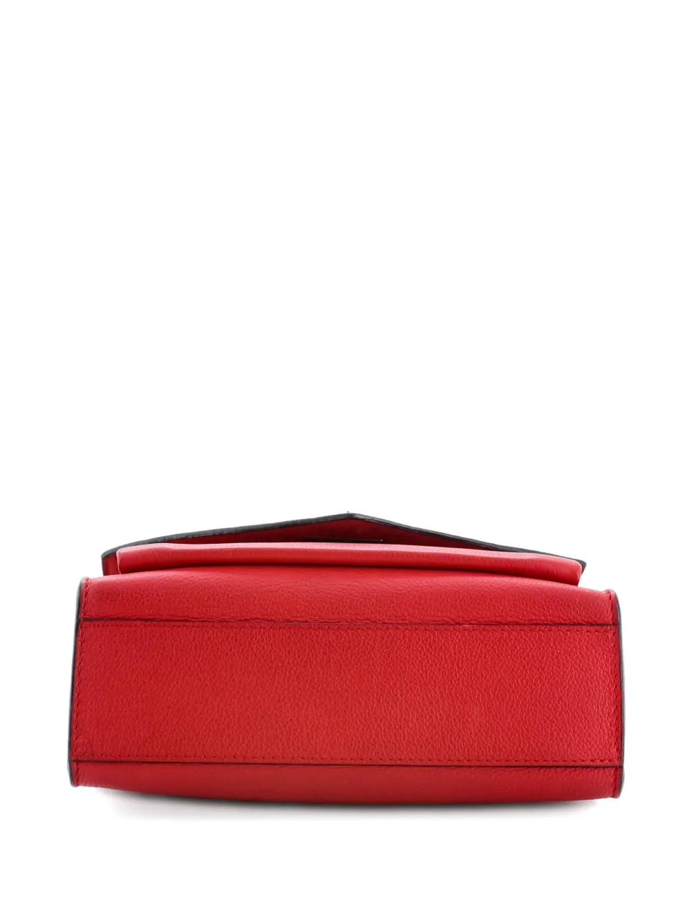 Pre-owned Louis Vuitton Mylockme Handbag Leather Bb Crossbody Bag In Red