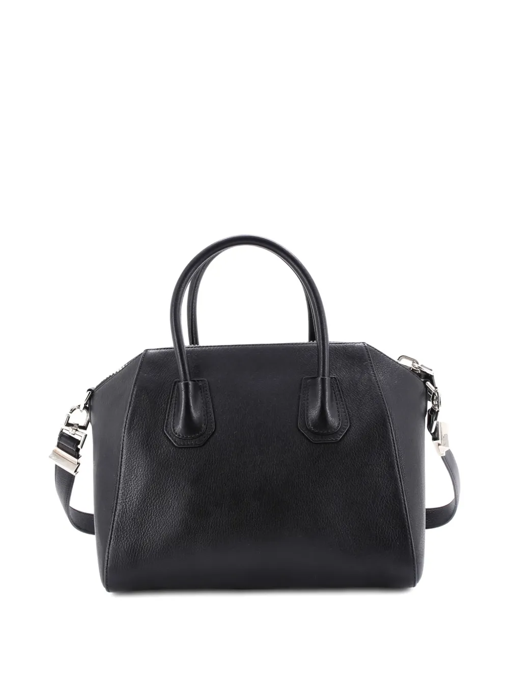 Pre-owned Givenchy Antigona Bag Leather Small Satchel In Black
