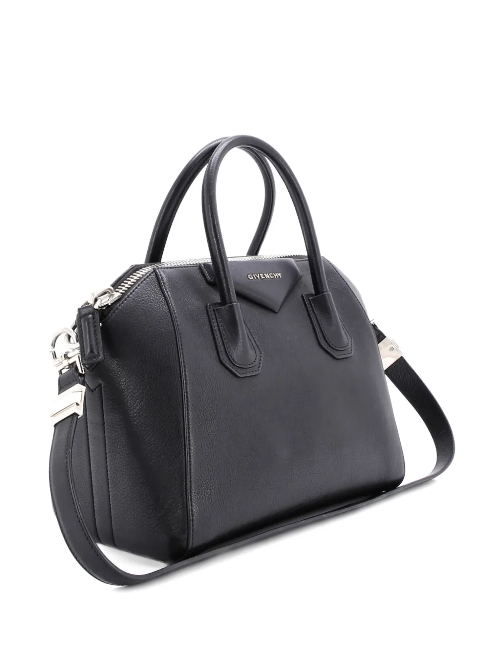 GIVENCHY Pre-owned Antigona Bag Leather Small Satchel In Black