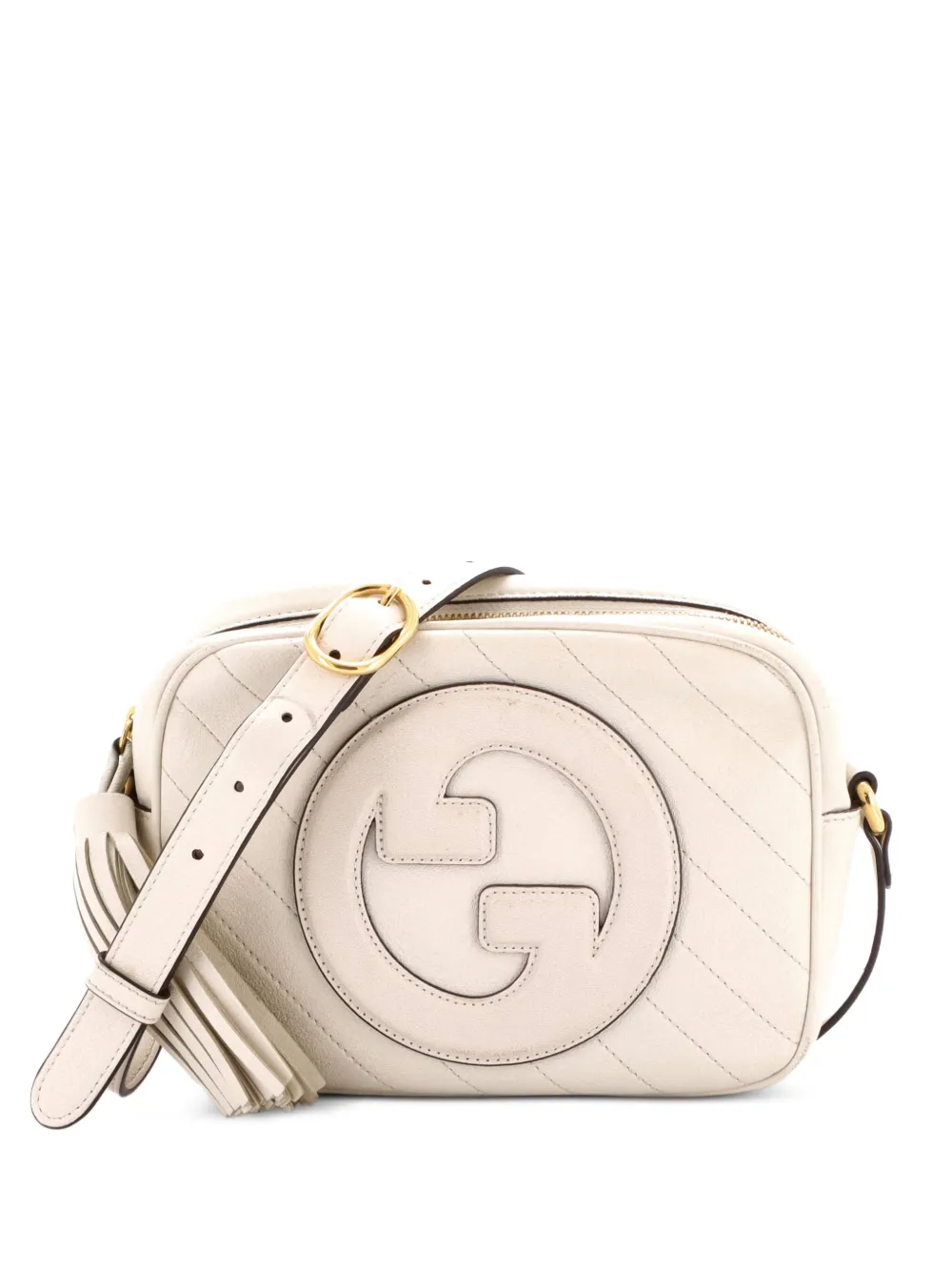 Gucci Pre-Owned Blondie NM Camera Shoulder Bag Diagonal Quilted Leather Small crossbody bag - Toni neutri