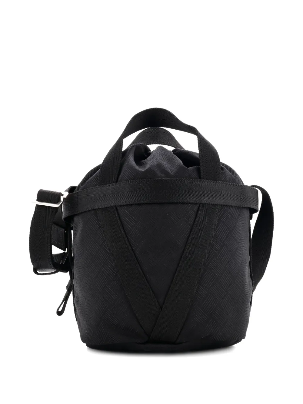 Bottega Veneta Pre-Owned Convertible Drawstring Intrecciato Effect Jacquard Small bucket bag | Pre-Owned | Image 2