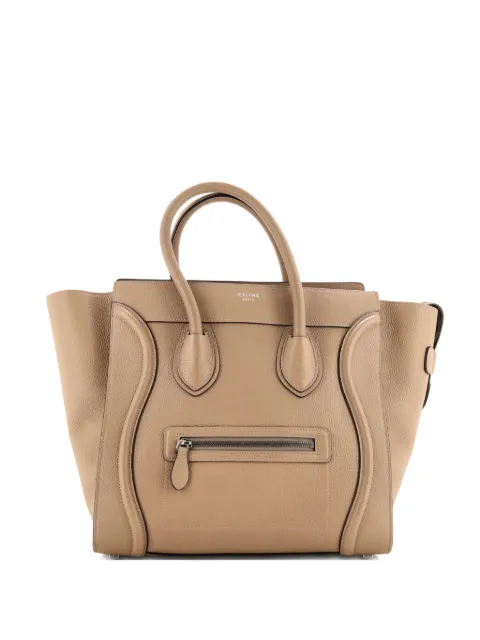Celine Pre-Owned tote mini de piel granulada