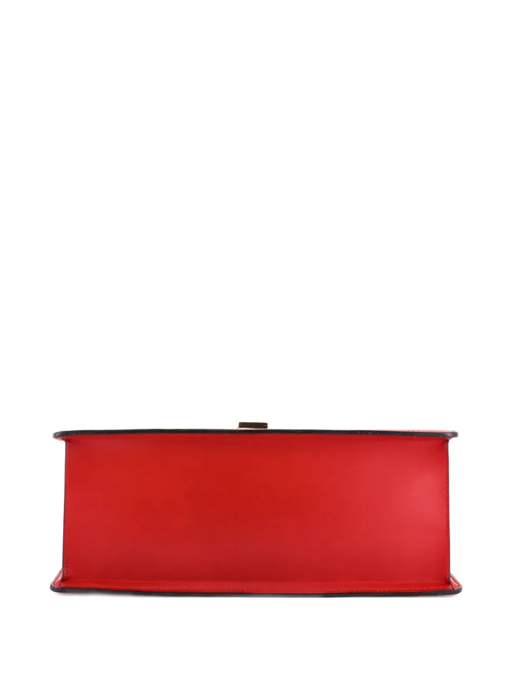 GUCCI Pre-owned Sylvie Top Handle Bag Leather Medium Satchel In Red