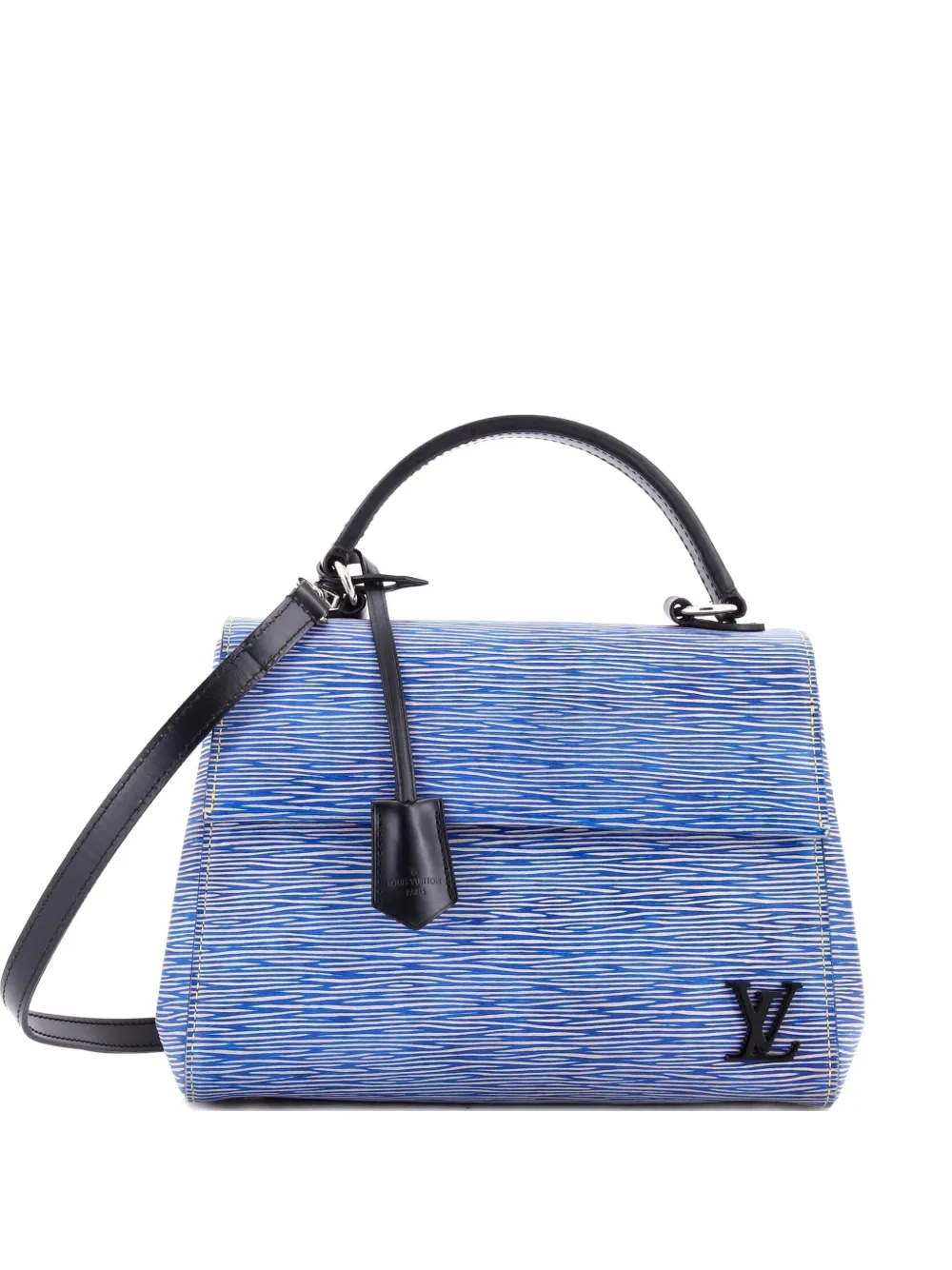 Louis Vuitton Pre-Owned Cluny Top Handle Bag Epi Leather BB satchel - Blu