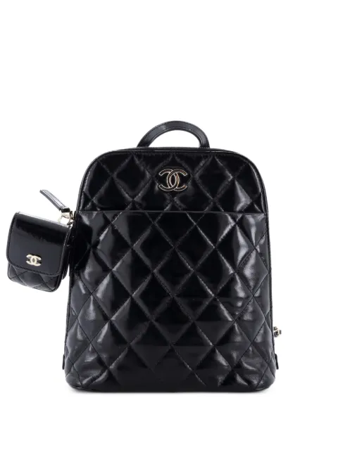 CHANEL Pre-Owned mochila My Pocket de piel de becerro brillante