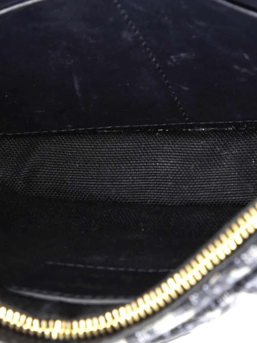 Pre-owned Dior 30 Montaigne 2-in-1 Pouch Oblique Canvas Crossbody Bag In Blue