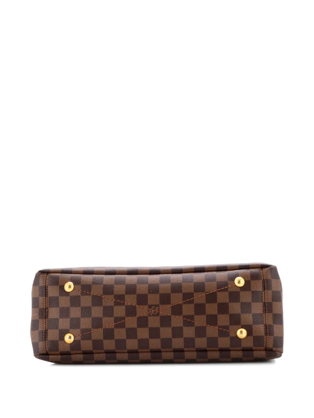 Pre-owned Louis Vuitton Lymington Handbag Damier Shoulder Bag In Brown