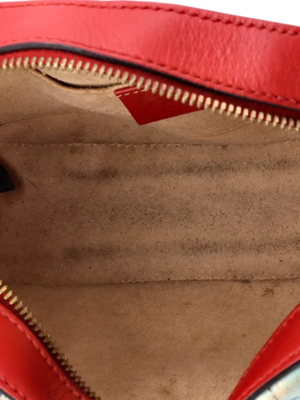 GUCCI Pre-owned Chain Blooms Print Gg Coated Canvas Mini Crossbody Bag In Blue