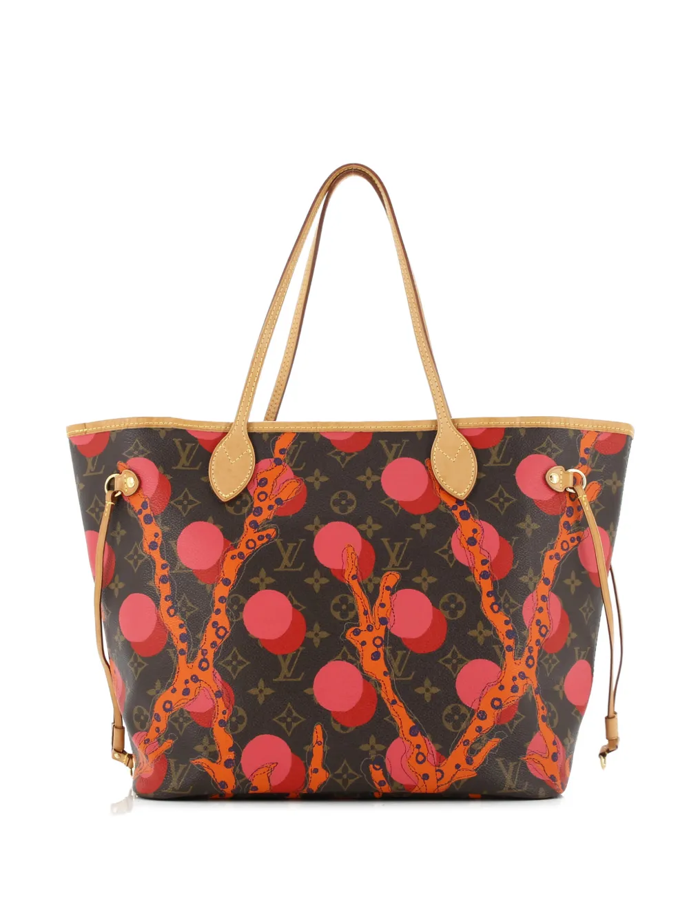 Pre-owned Louis Vuitton Neverfull Nm Limited Edition Monogram Ramages Mm Tote Bag In Brown