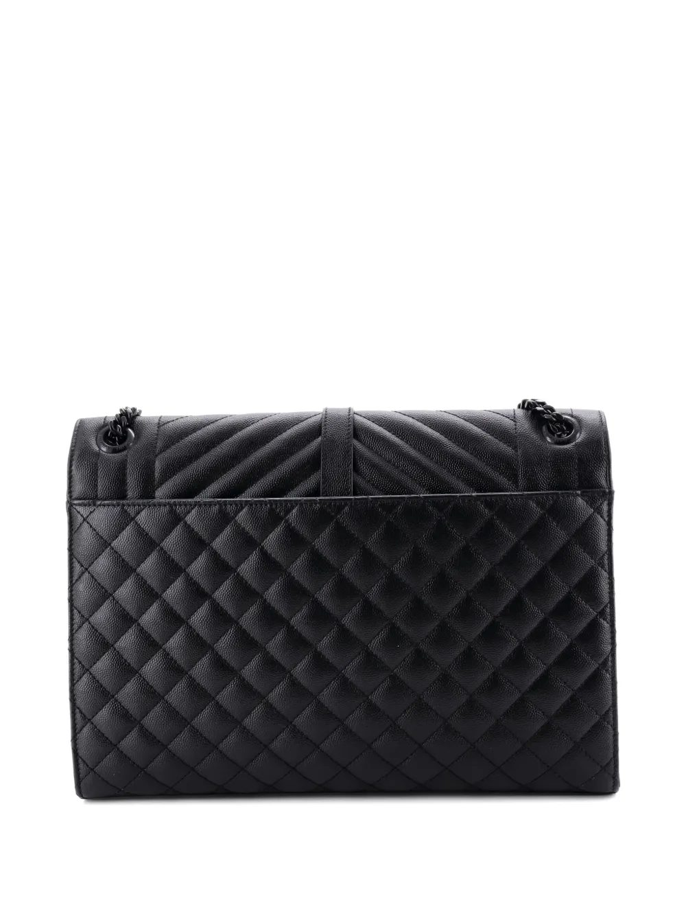 Saint Laurent Pre-Owned Classic Monogram Envelope Satchel Mixed Matelasse Leather Large shoulder bag | Pre-Owned | Image 2