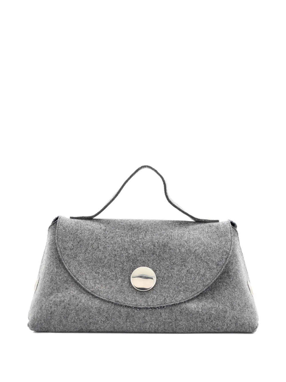 Celine Pre-Owned Orb Handbag Felt satchel | gris | Image 1