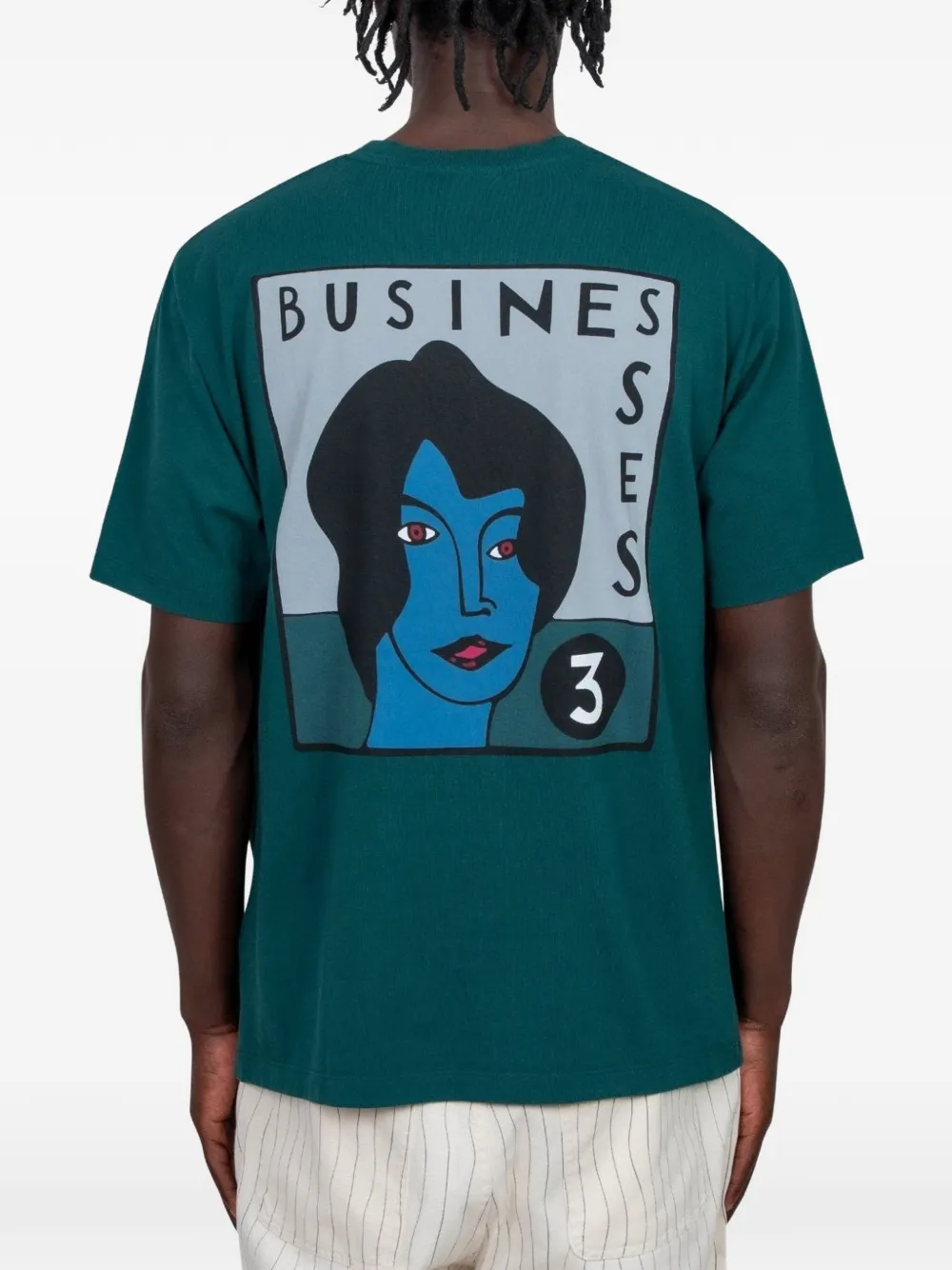  By Parra Graphic T-shirt Nothing Please - Green 