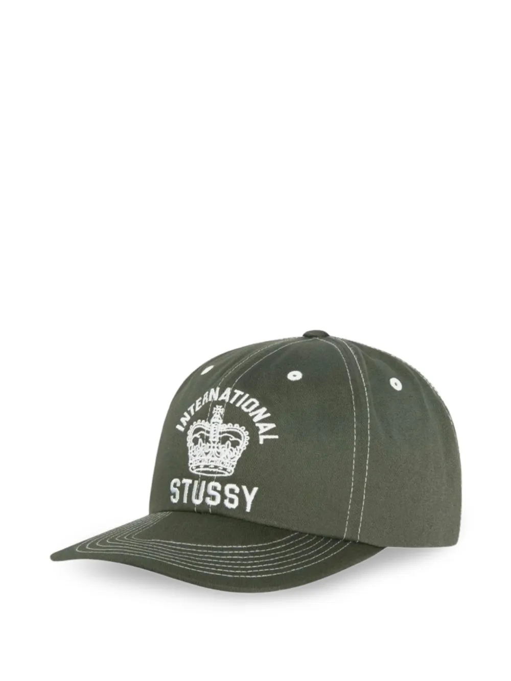 Stüssy Cappello da baseball con stampa - Verde