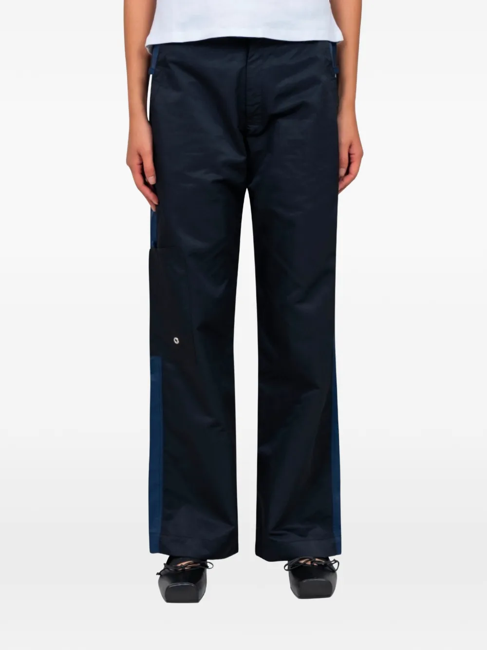 Gimaguas Cedric patch-pocket trousers - Blu